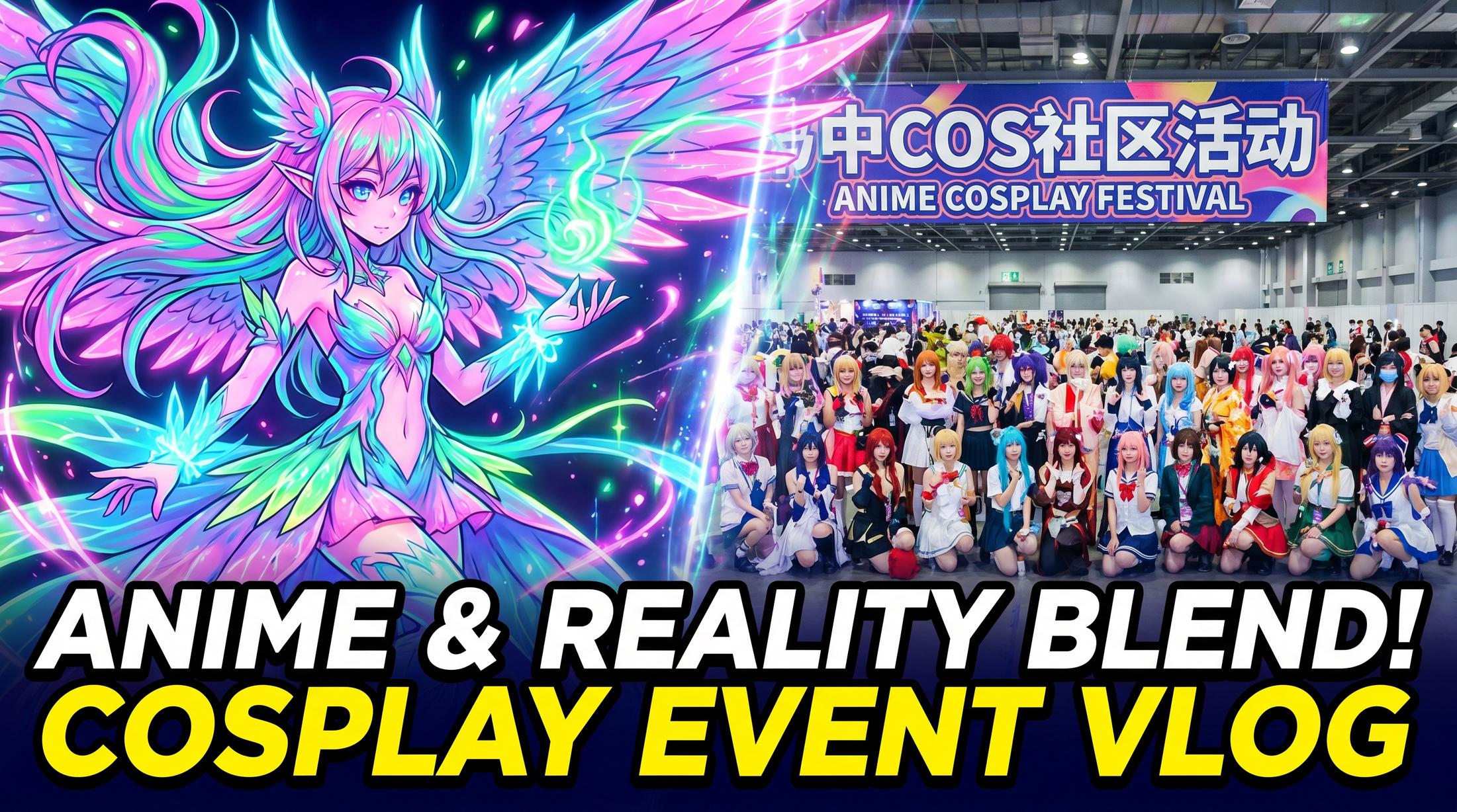 男同视频二次元：漫展Cosplay活动合影